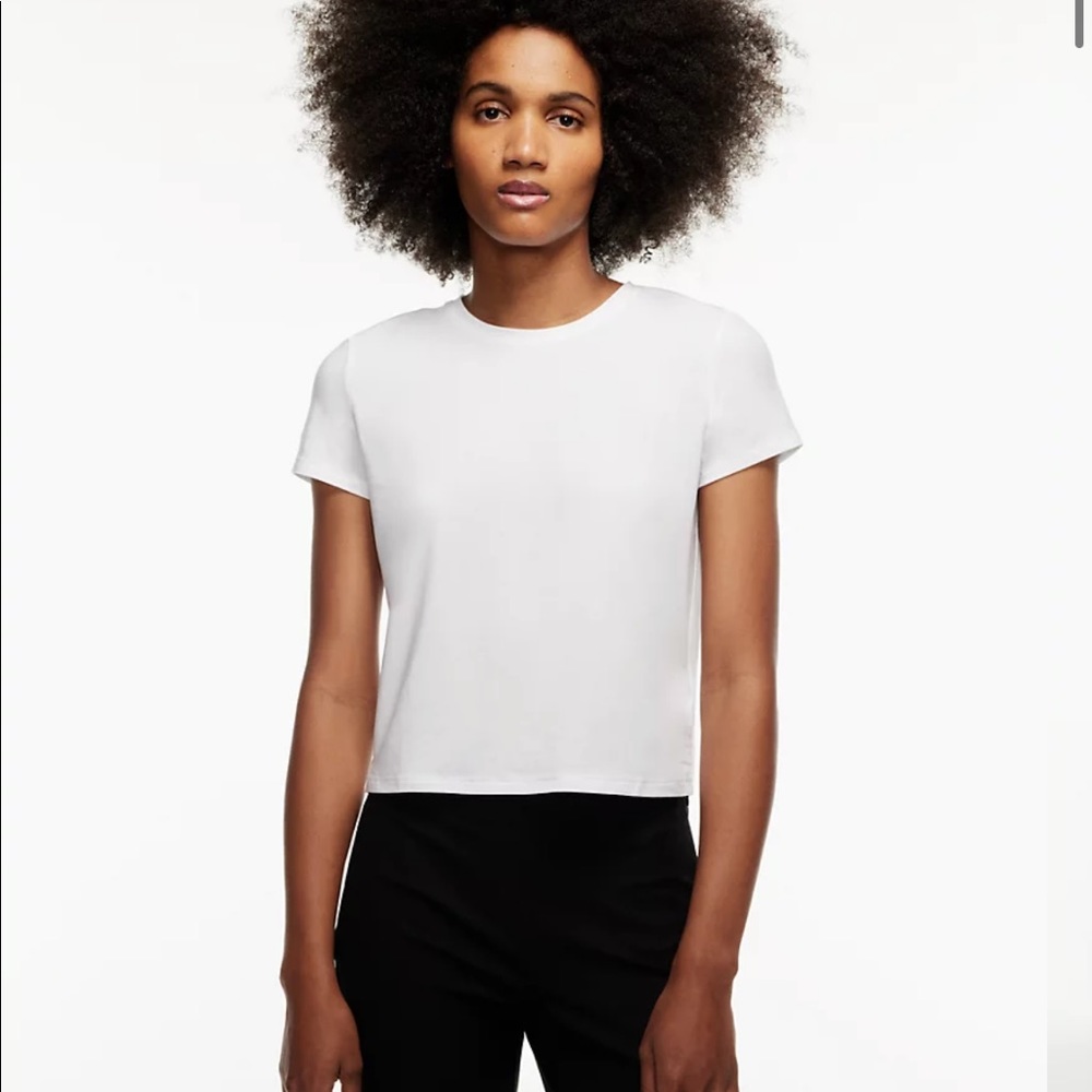 Babaton Everyday T-Shirt (white) size S; Aritzia